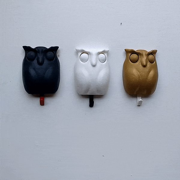 #394 Magic Owl - Wall key holder — vue 7