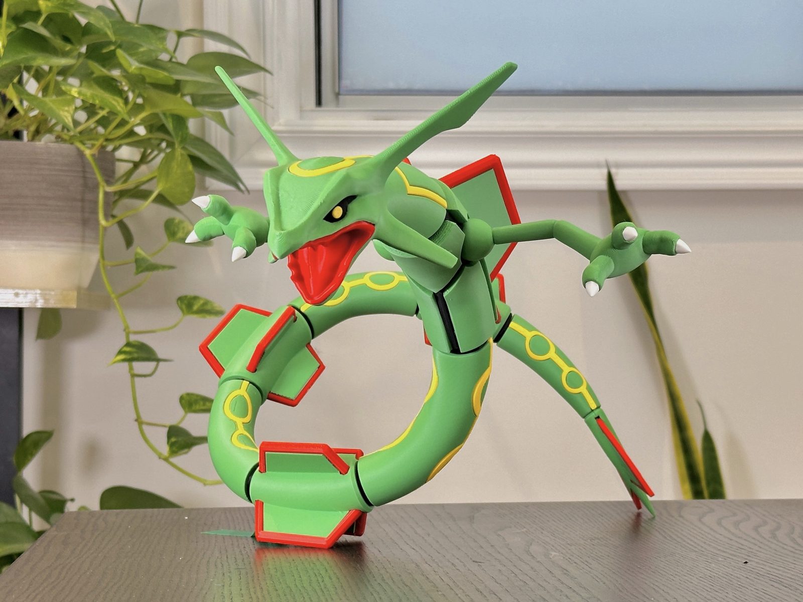 #396 Rayquaza (Pokemon) Fully disassembled 23cm tall — vue 11