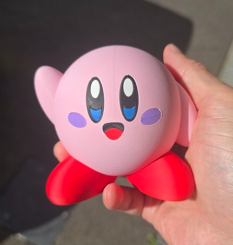#402 Cute and Happy Kirby (Nintendo) Model — vue 2