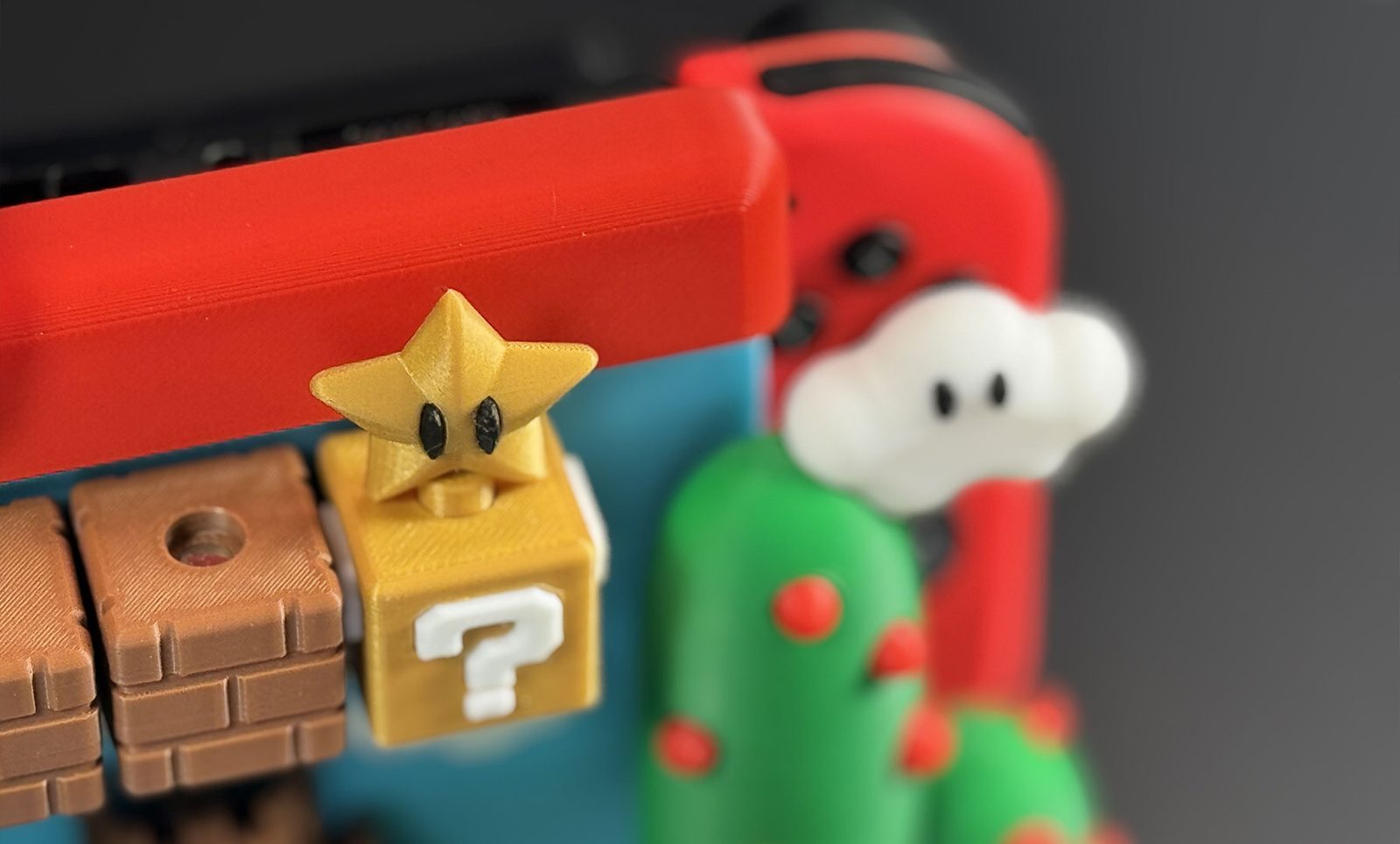 #409 Switch Mario creative clock base Panoramic version — vue 12