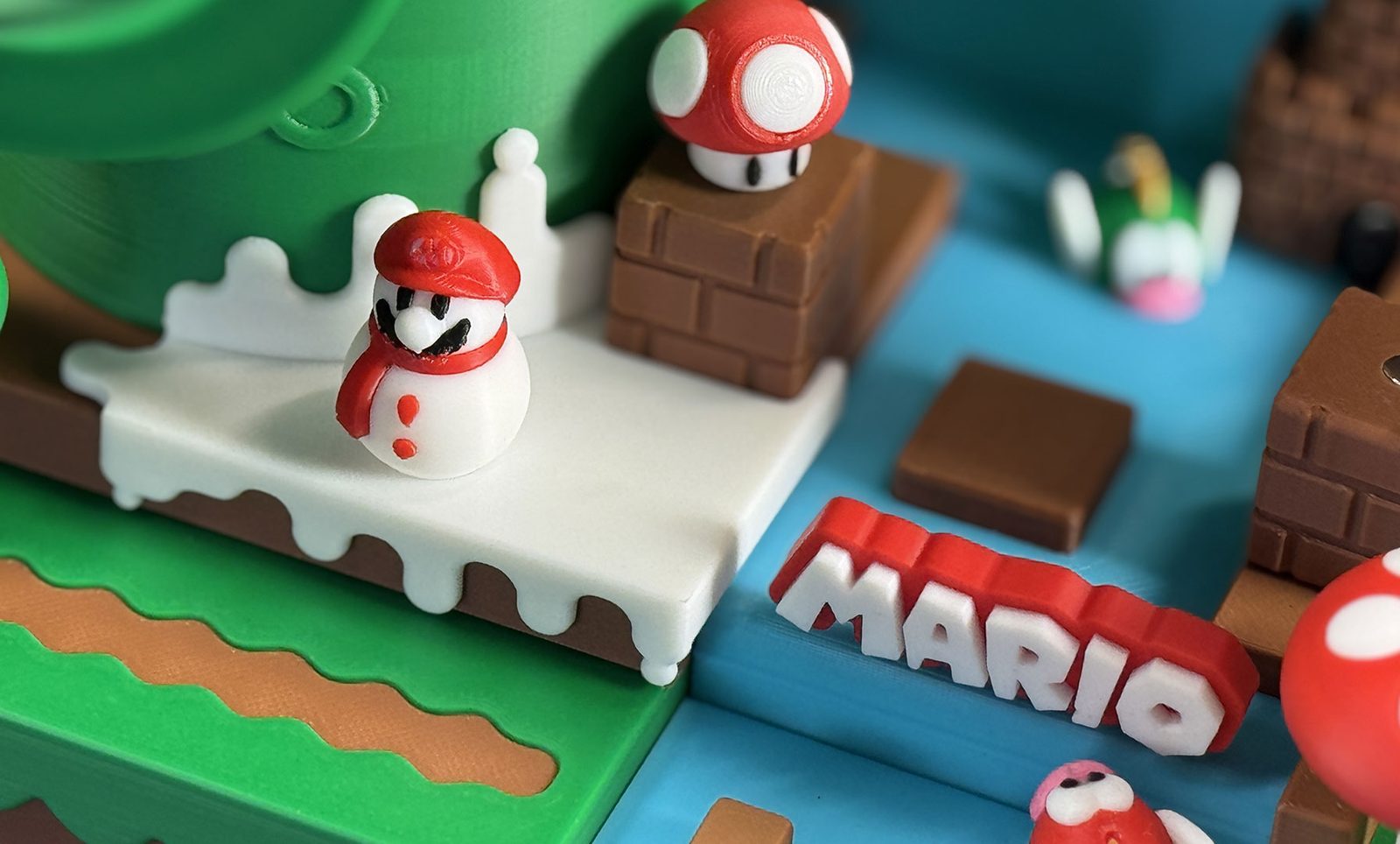 #409 Switch Mario creative clock base Panoramic version — vue 14