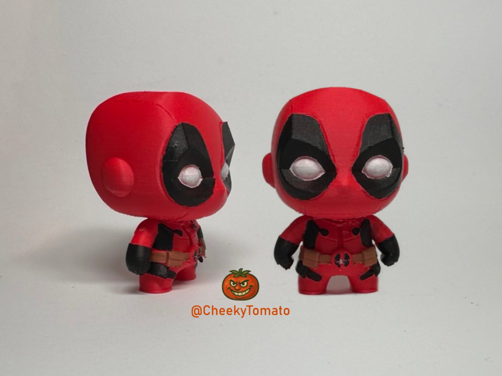 #413 Lil Deadpool Figurine – Marvel DeskBuddy — vue 1