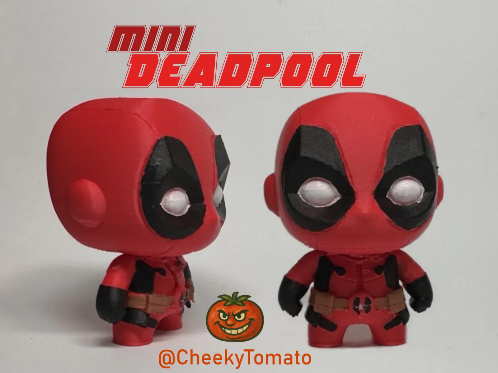 #413 Lil Deadpool Figurine – Marvel DeskBuddy — vue 2