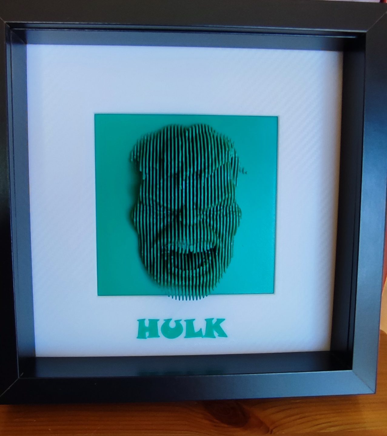 #430 Hulk layered sculpture — vue 3
