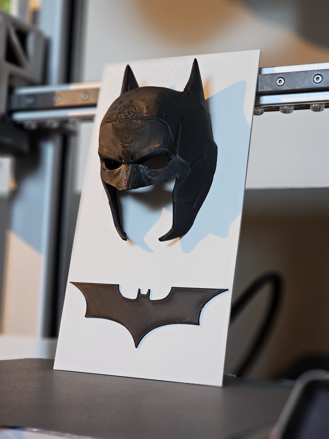 #433 Batman 3D Wall Art - Iconic Mask & Emblem — vue 2