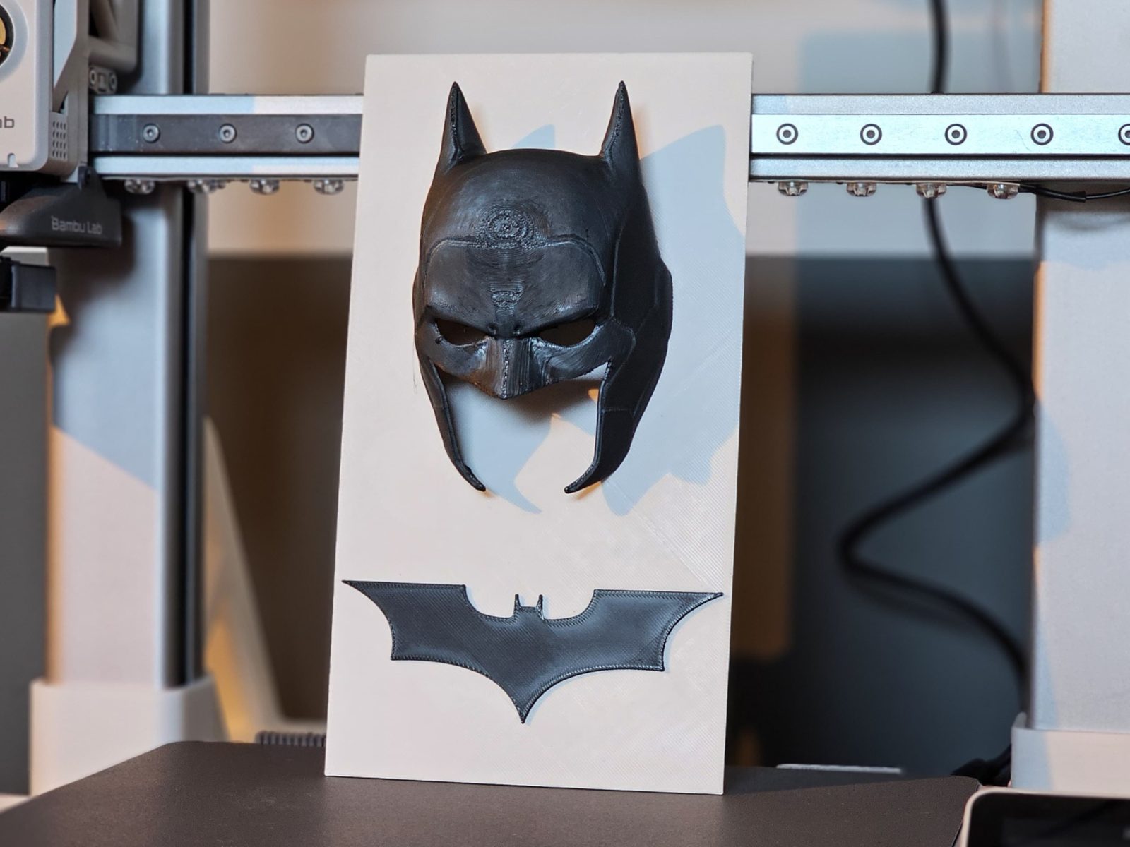 #433 Batman 3D Wall Art - Iconic Mask & Emblem — vue 3