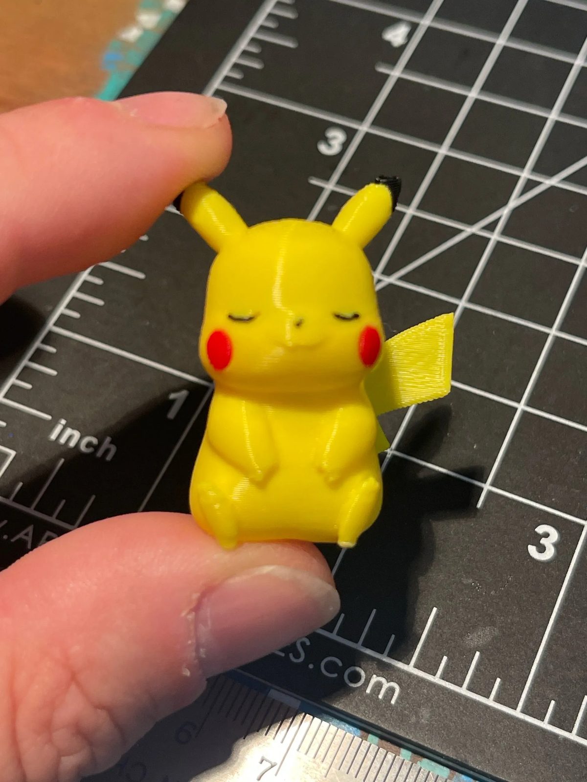 #436 Little Pikachu Pokemon- 28 min print — vue 2