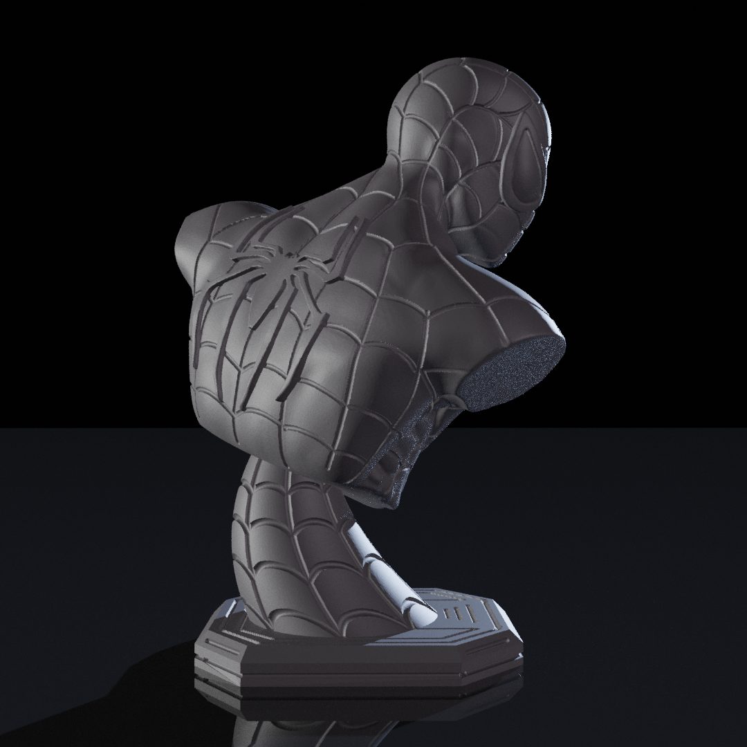 #438 Spiderman Bust (STL) — vue 5