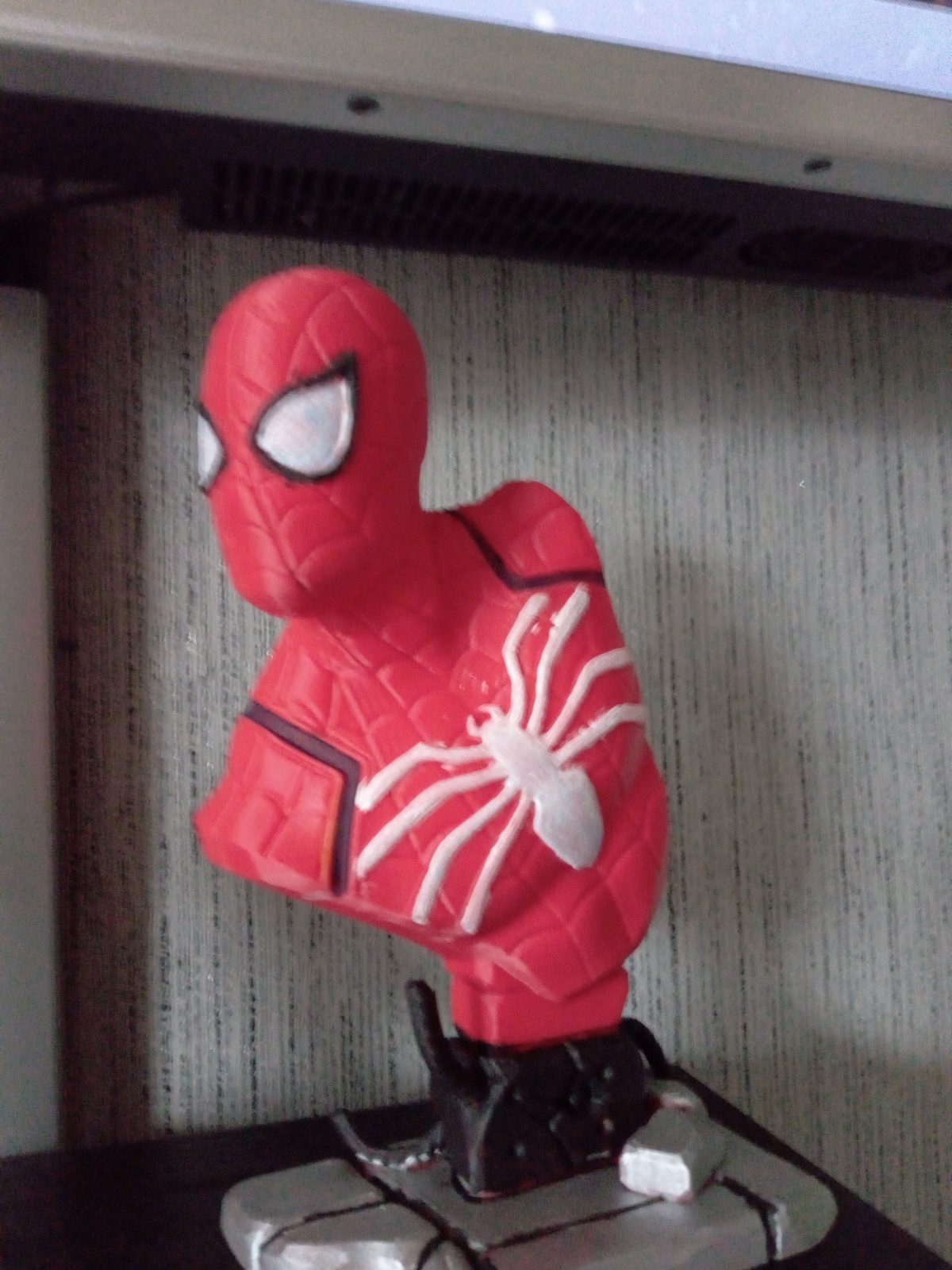 #438 Spiderman Bust (STL) — vue 7