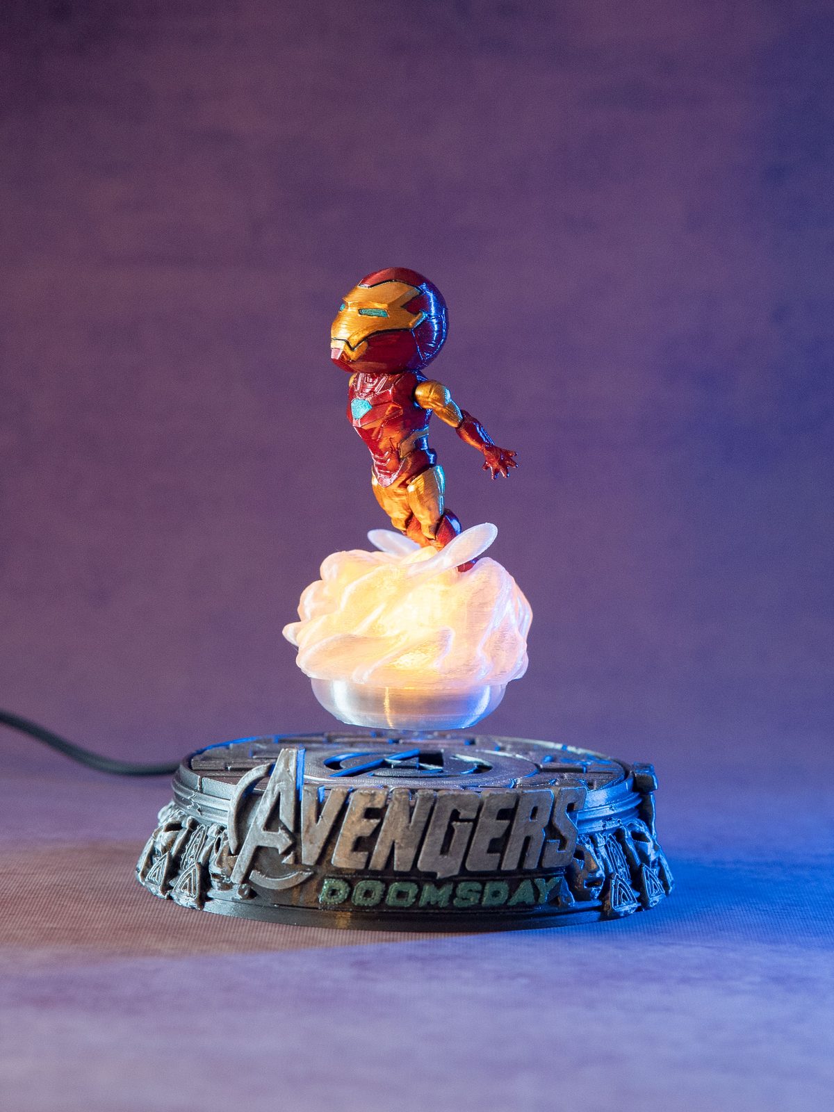 #444 Mini Ironman x Dr. Doom Stand (Maglev) - Marvel — vue 18