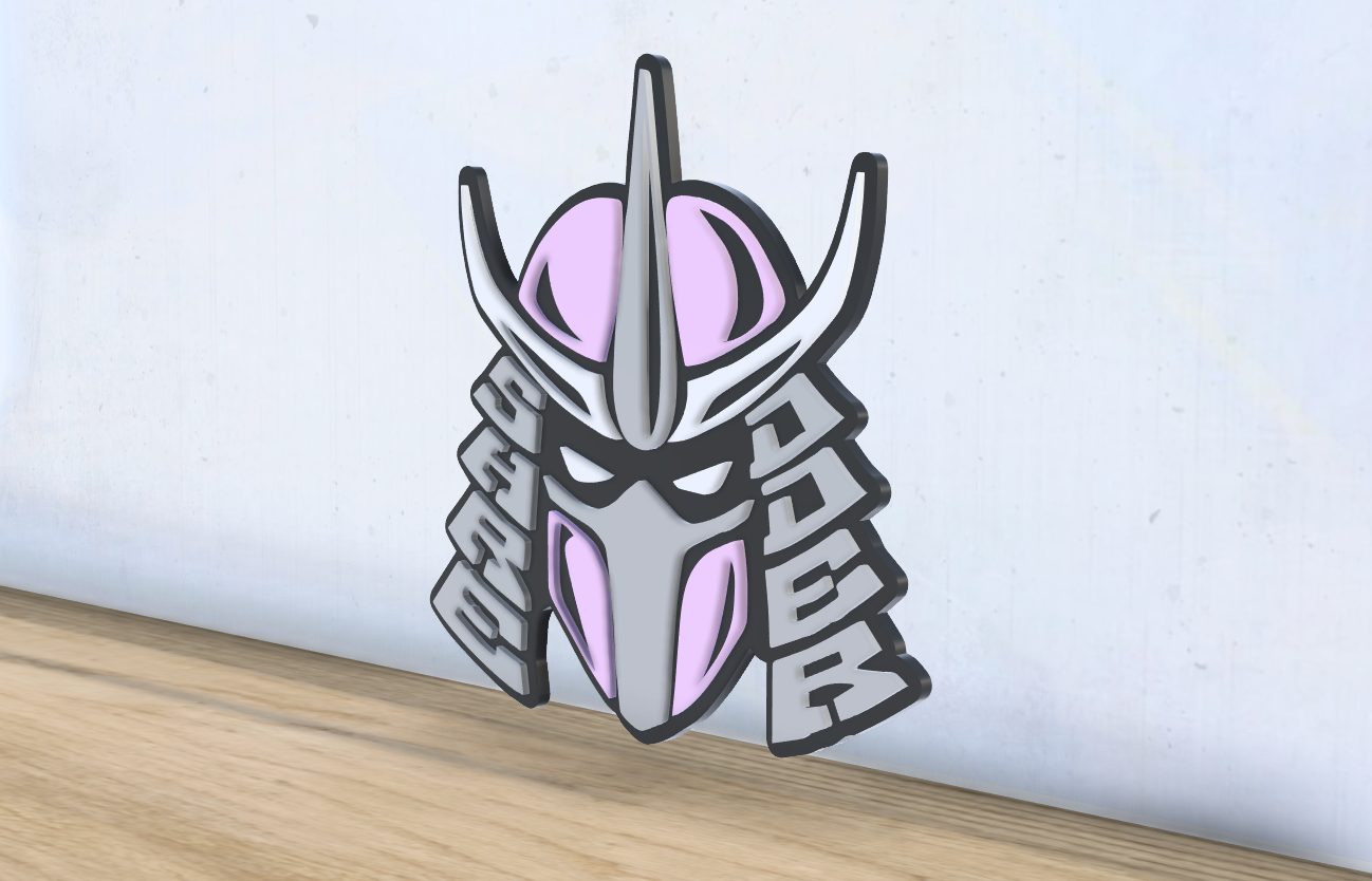 #444 Shredder- Layered - Word Wall Art — vue 4