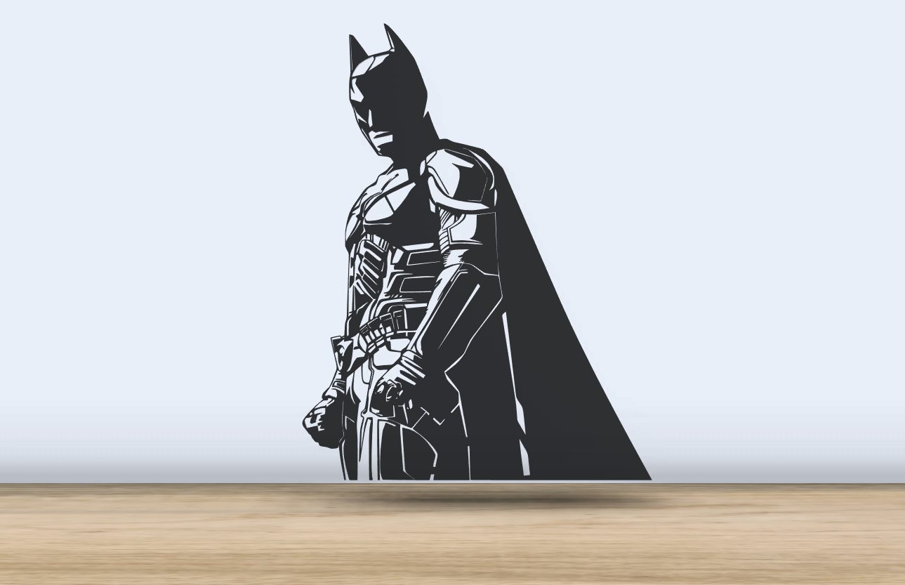 #449 Batman - The Dark Knight - 2d silhouette — vue 3