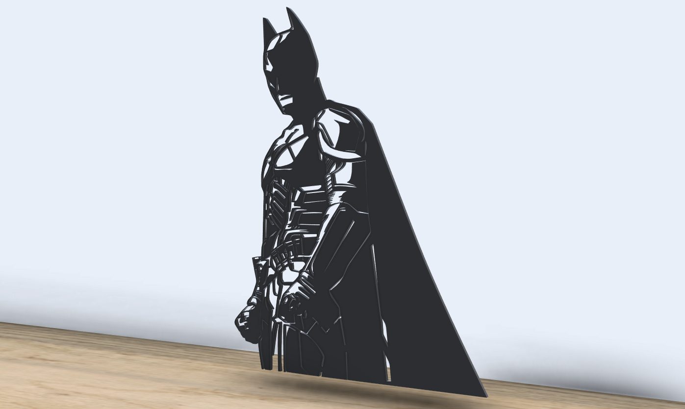 #449 Batman - The Dark Knight - 2d silhouette — vue 4