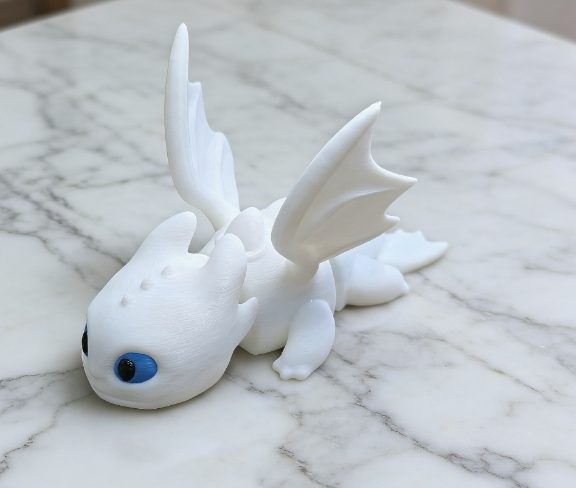 #450 Toothless Dragon-Light Fury (Keychain) — vue 5