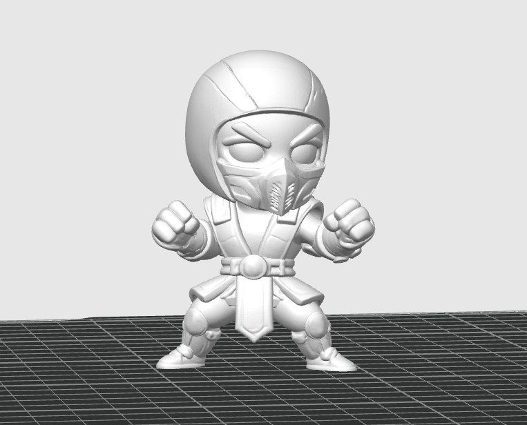 #454 SubZero from Mortal Kombat Chibi Edition — vue 3