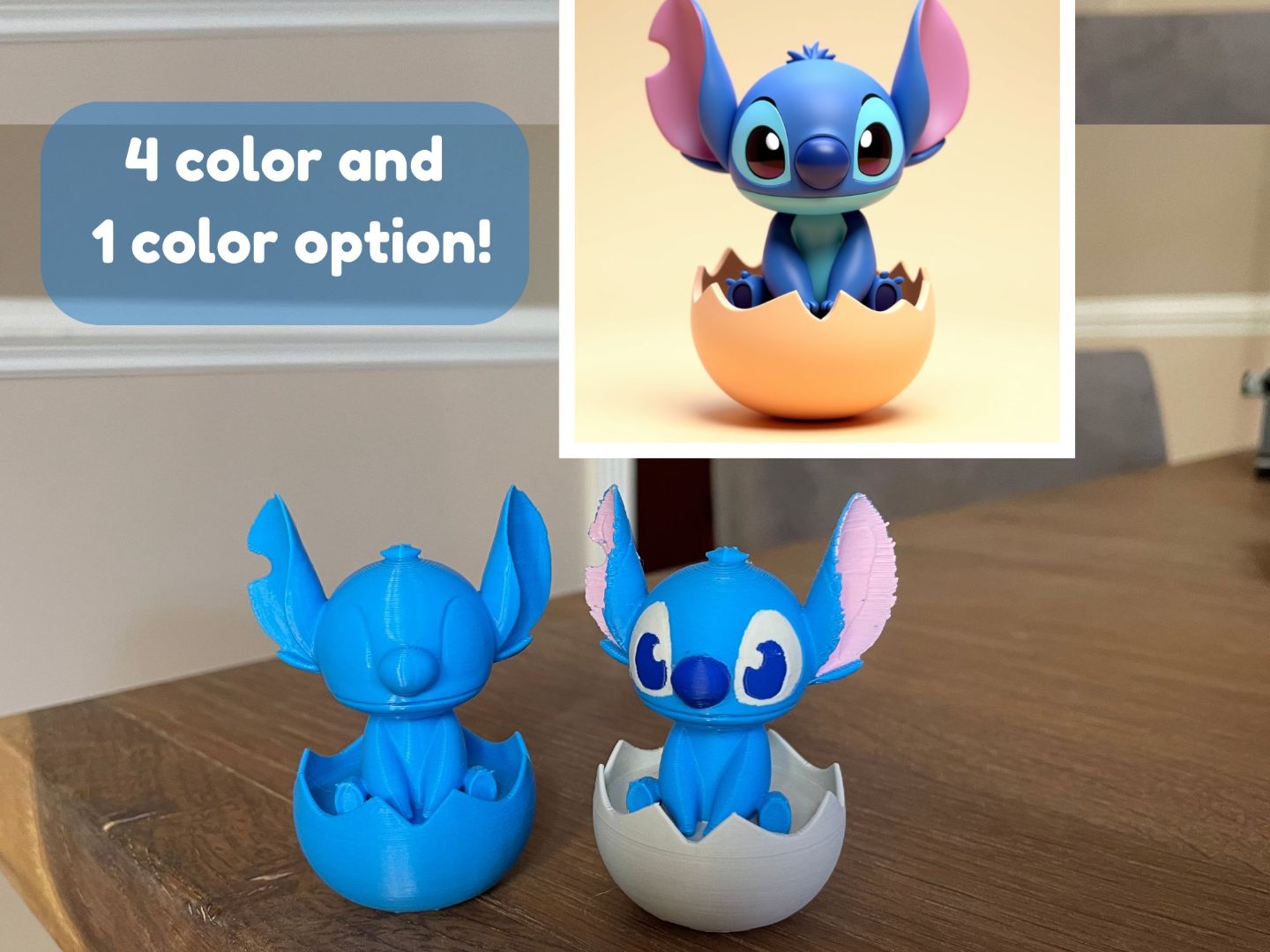 #456 Stitch Easter Egg Surprise Basket Gift Idea — vue 4