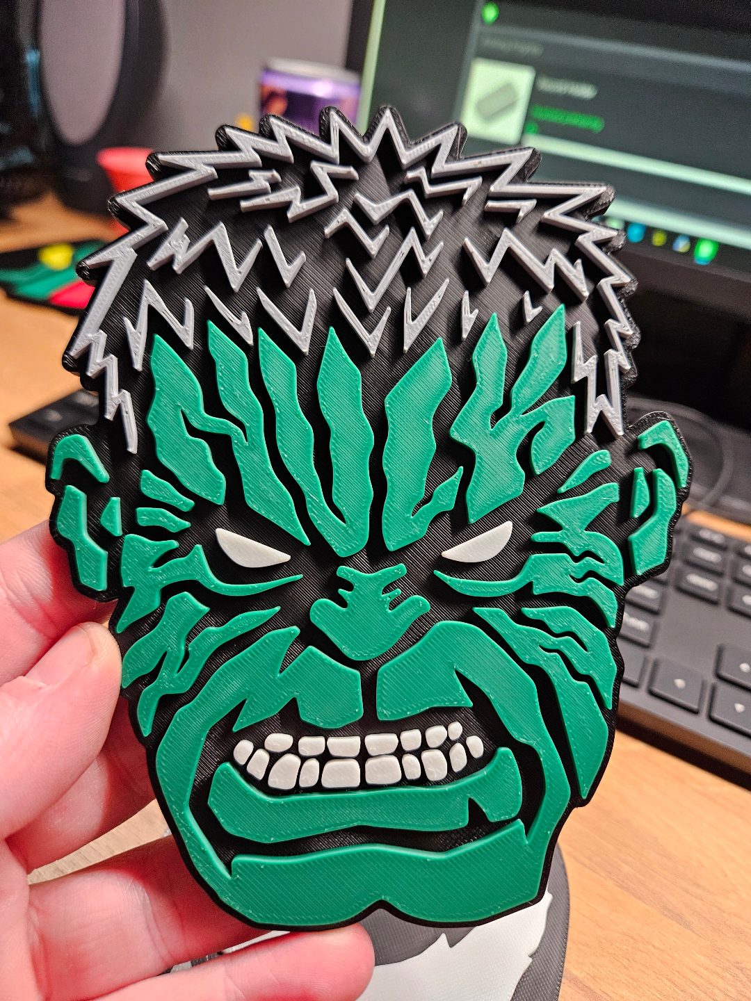#459 Hulk - Layered - Word Wall Art — vue 5