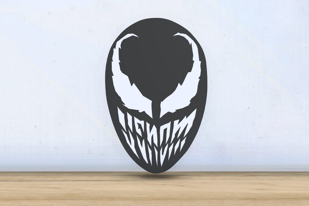 #460 Venom - Layered - Word Wall Art — vue 1
