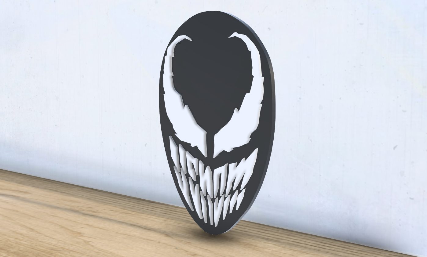 #460 Venom - Layered - Word Wall Art — vue 5