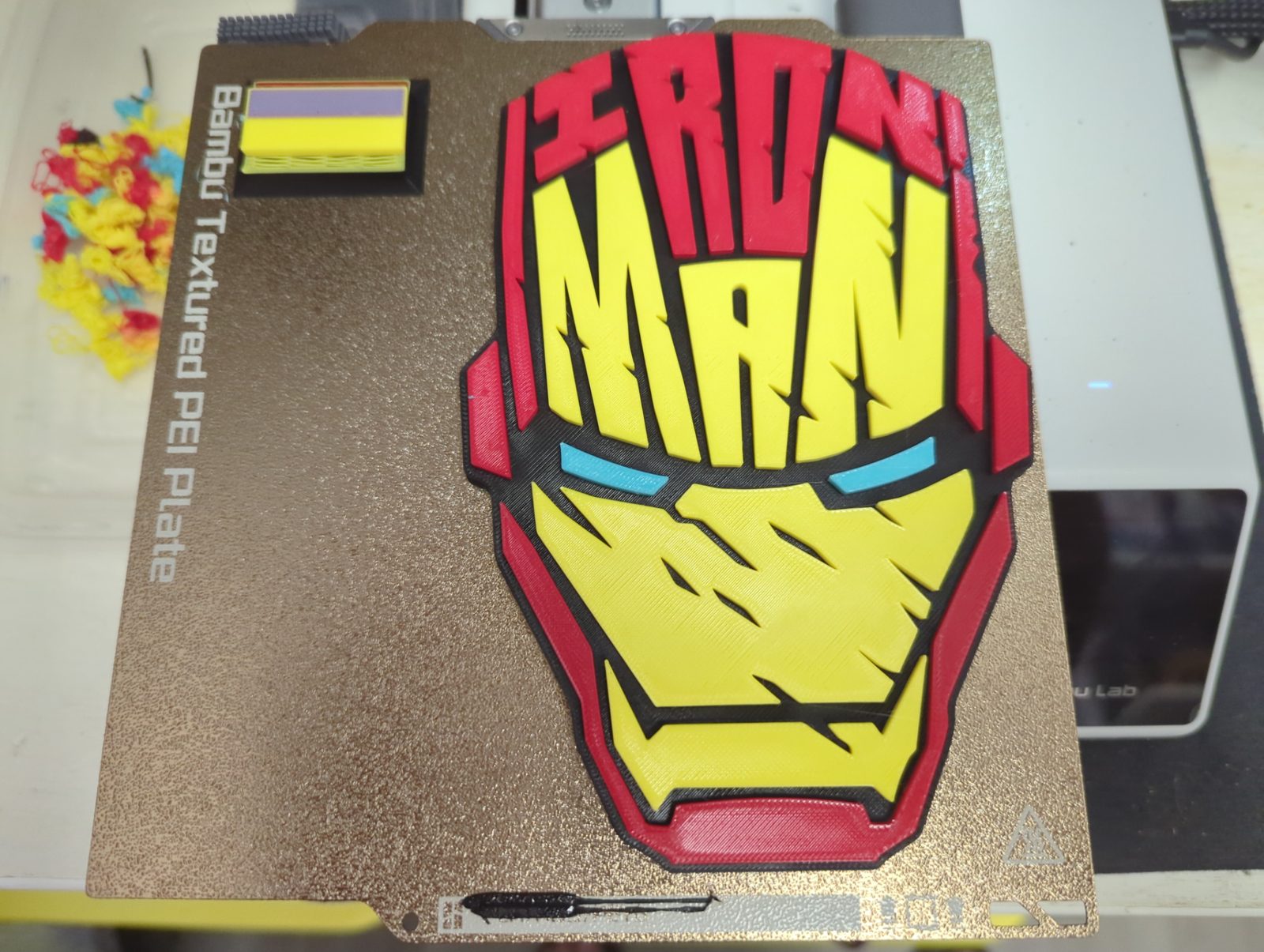 #461 Iron Man- Layered - Word Wall Art — vue 2