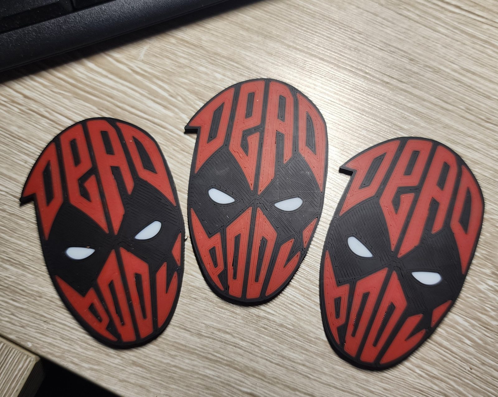 #462 Deadpool - Layered - Word Wall Art — vue 3