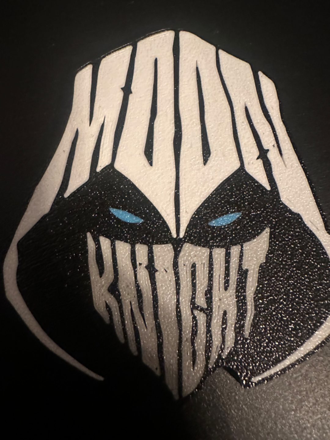 #463 Moon Knight - Layered - Word Wall Art — vue 2