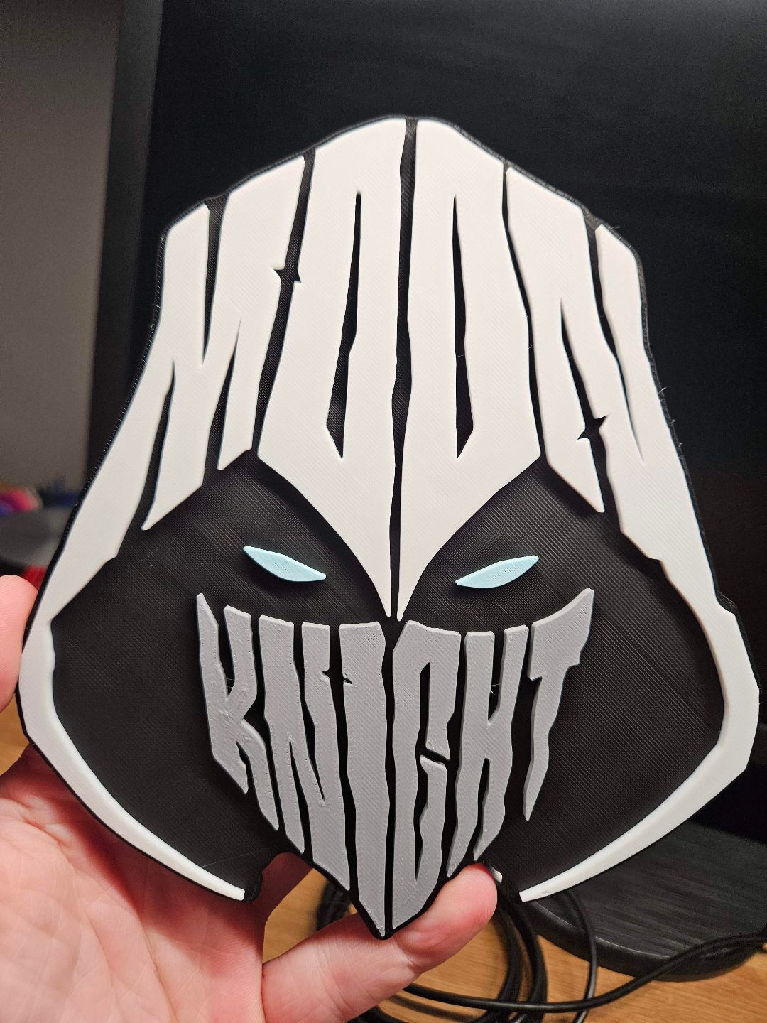#463 Moon Knight - Layered - Word Wall Art — vue 5