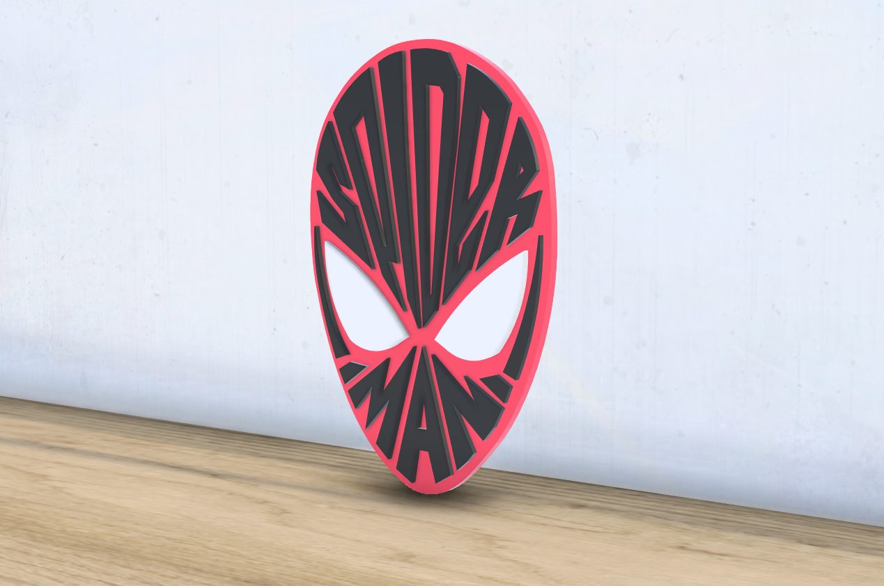 #465 Spider-man - Layered - Word Wall Art — vue 7