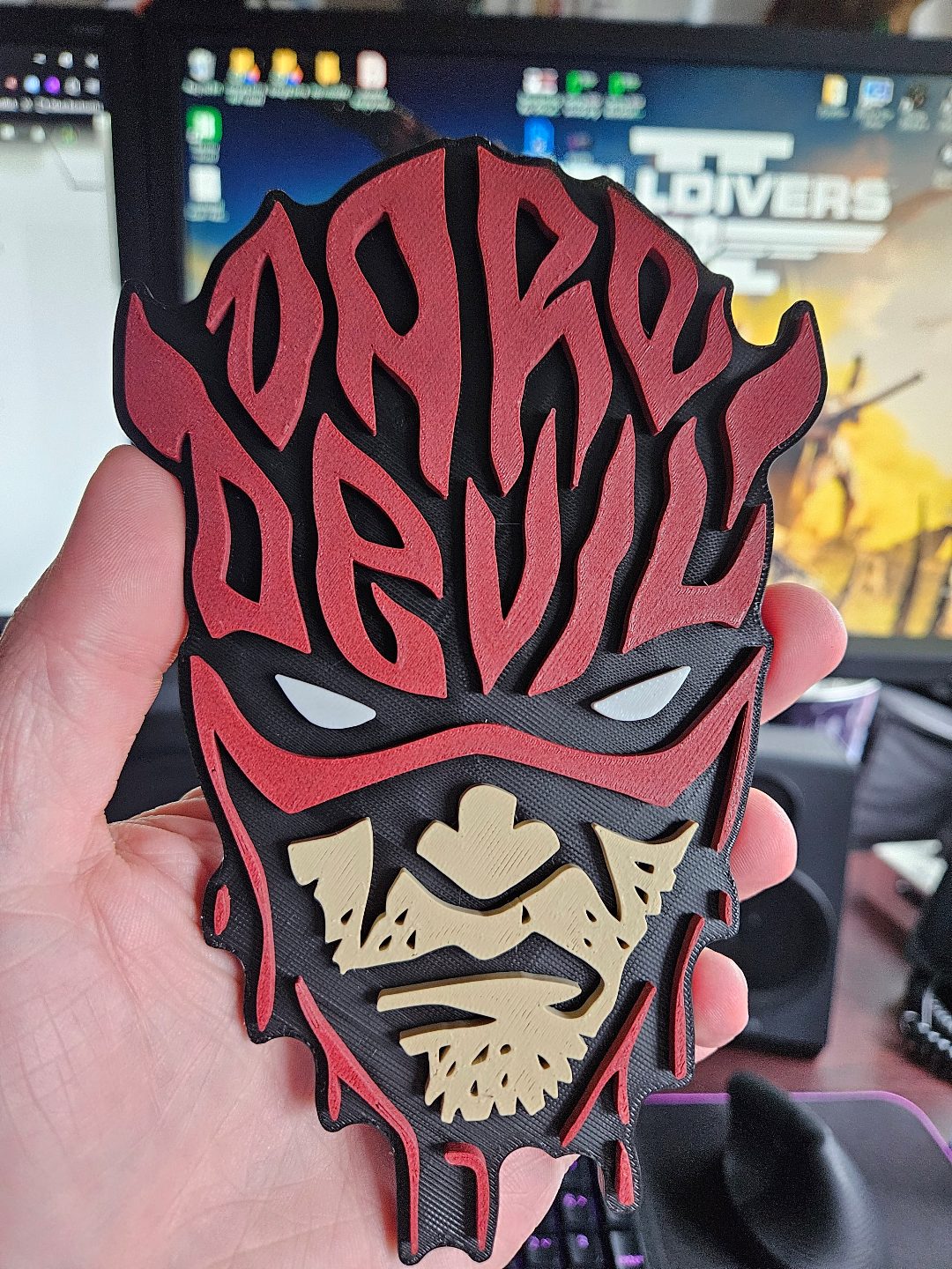 #468 Daredevil - Layered - Word Wall Art — vue 5