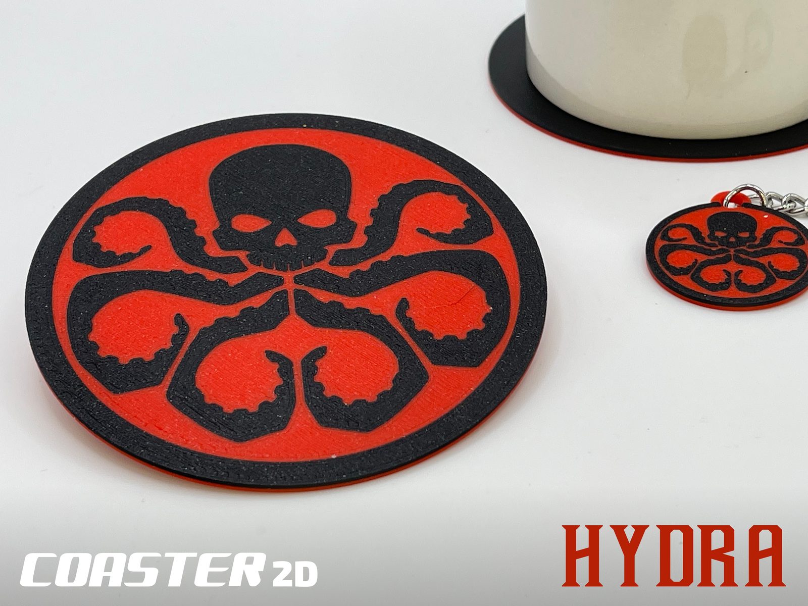 #473 Hydra Coasters 2D 3D - Marvel — vue 5
