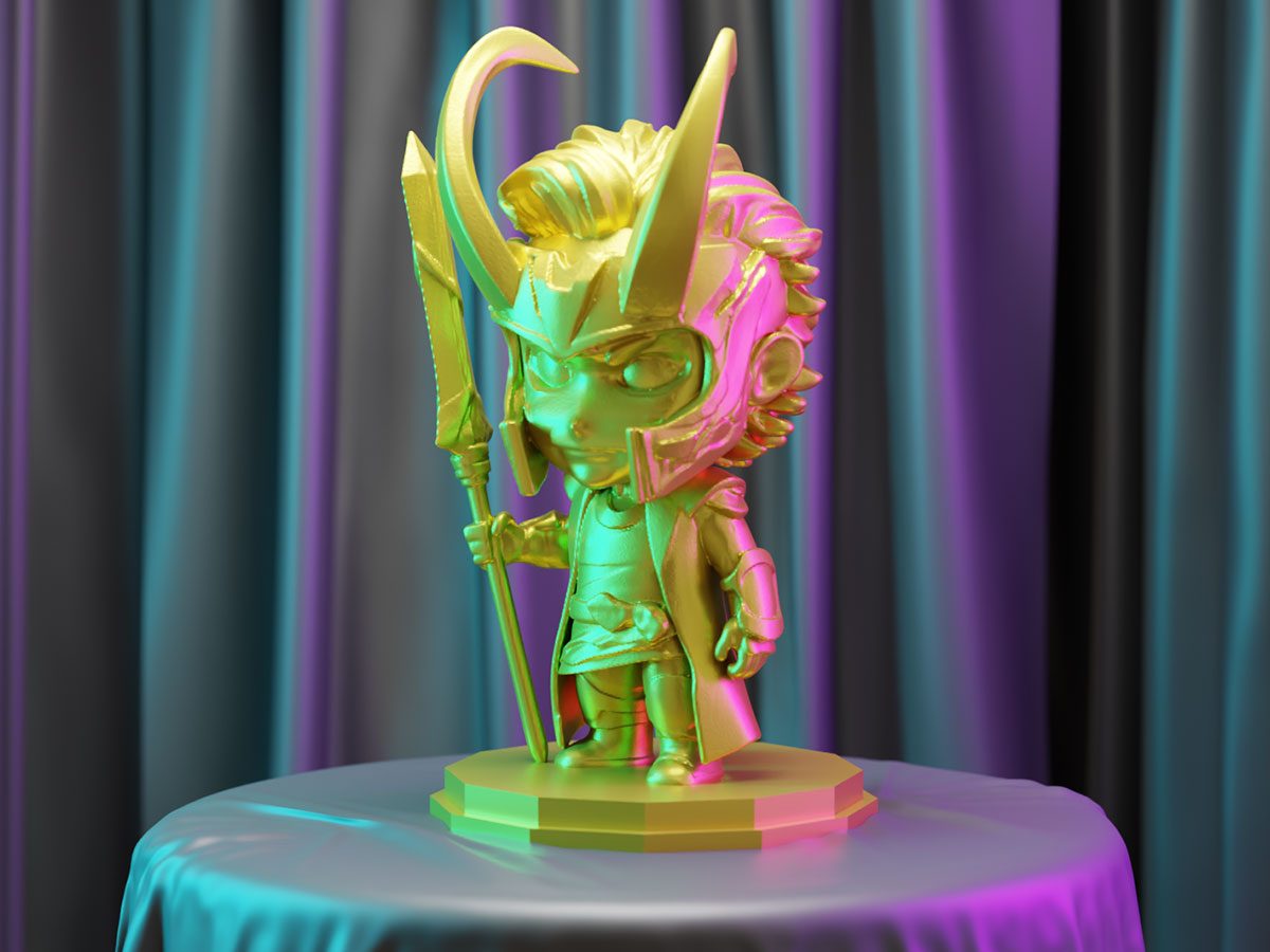 #476 The Marvel's Loki Inspired Chibi Figure — vue 2