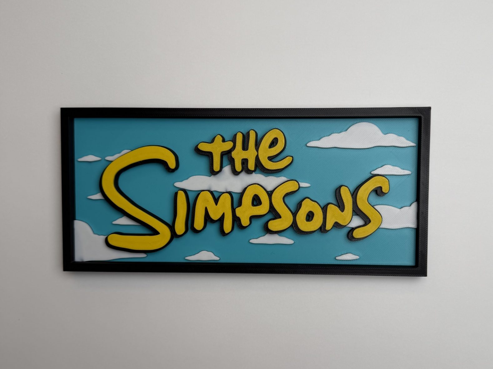 #482 The Simpsons Logo with emboss letters — vue 1