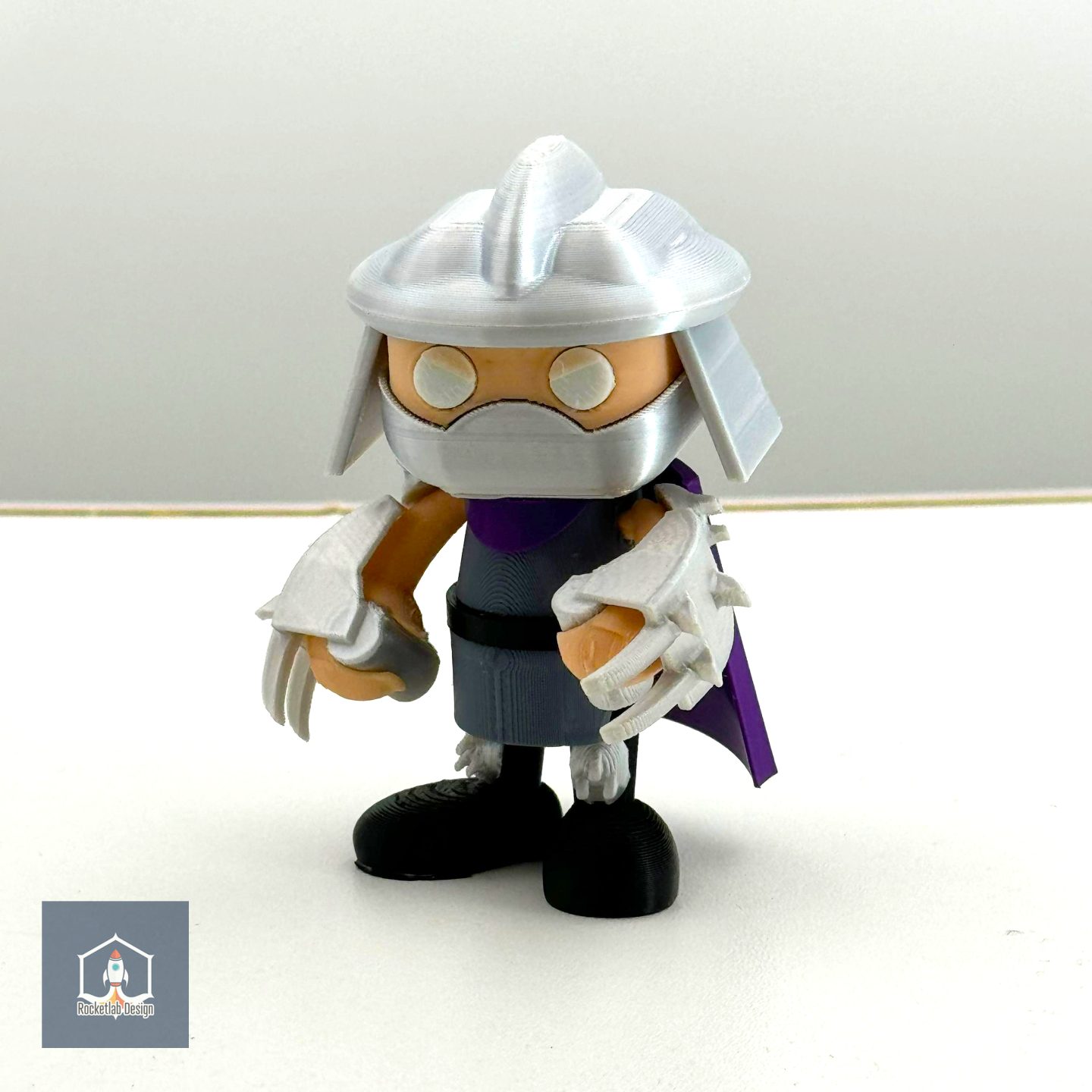 #493 TMNT Shredder Rocksteady Bebop Cute Figure — vue 1