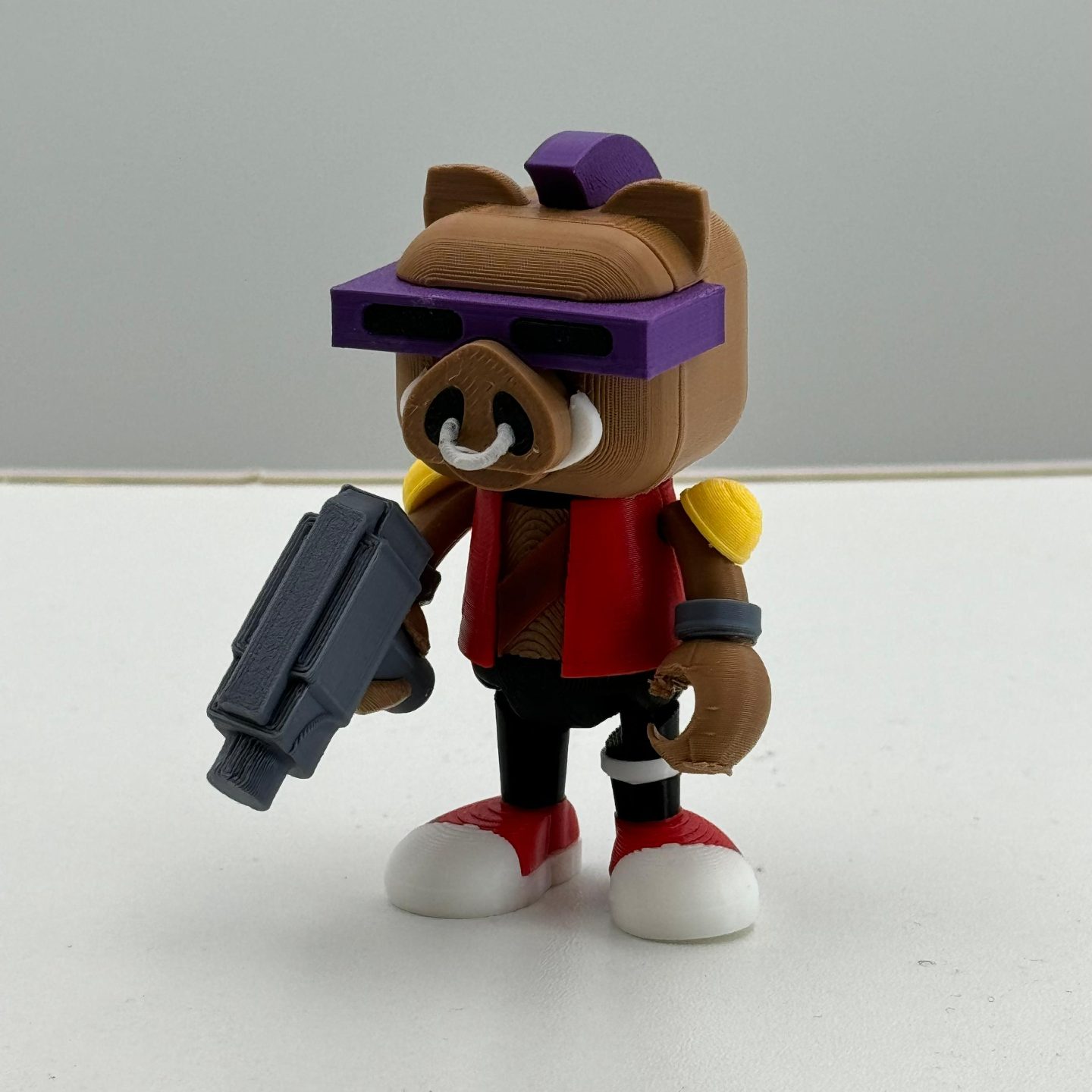#493 TMNT Shredder Rocksteady Bebop Cute Figure — vue 2
