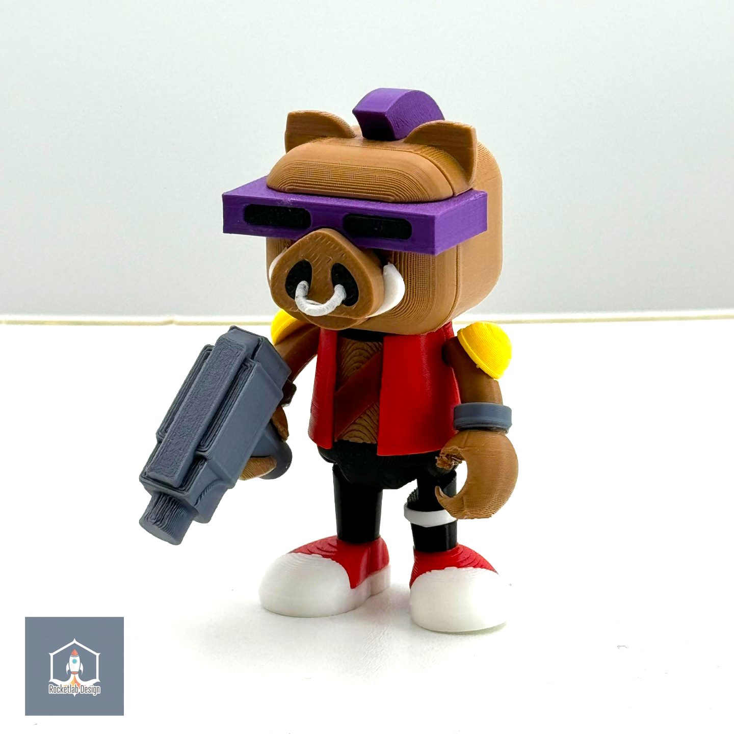 #493 TMNT Shredder Rocksteady Bebop Cute Figure — vue 6