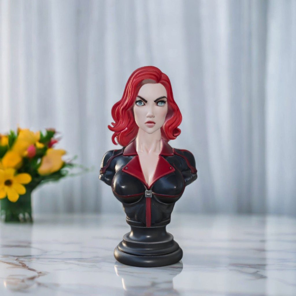 #494 Bust Black Widow — vue 1