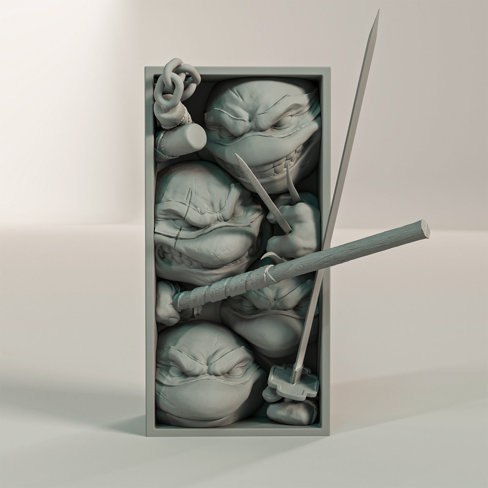 #501 TMNT Book Nook and Wall Mount — vue 7