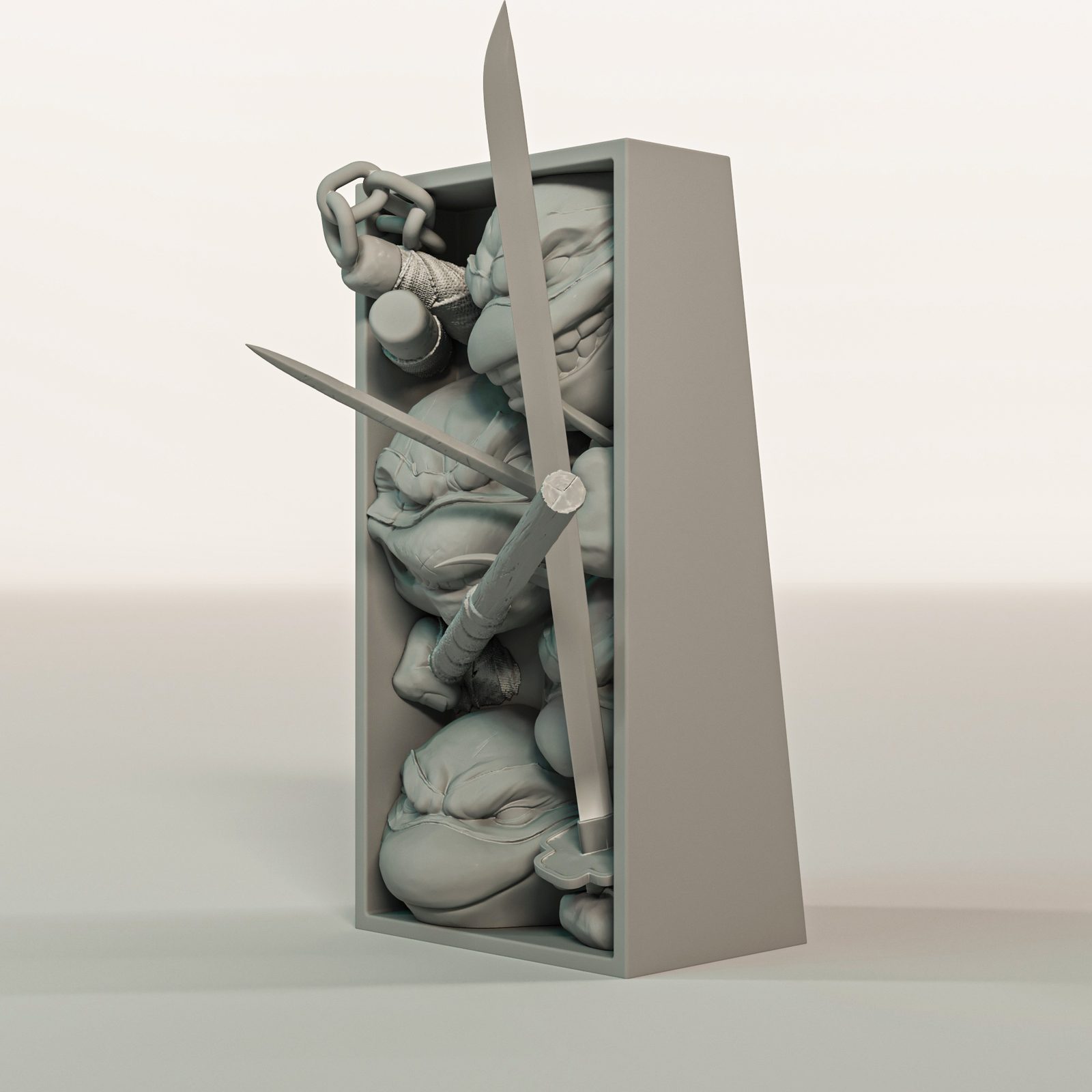 #501 TMNT Book Nook and Wall Mount — vue 10