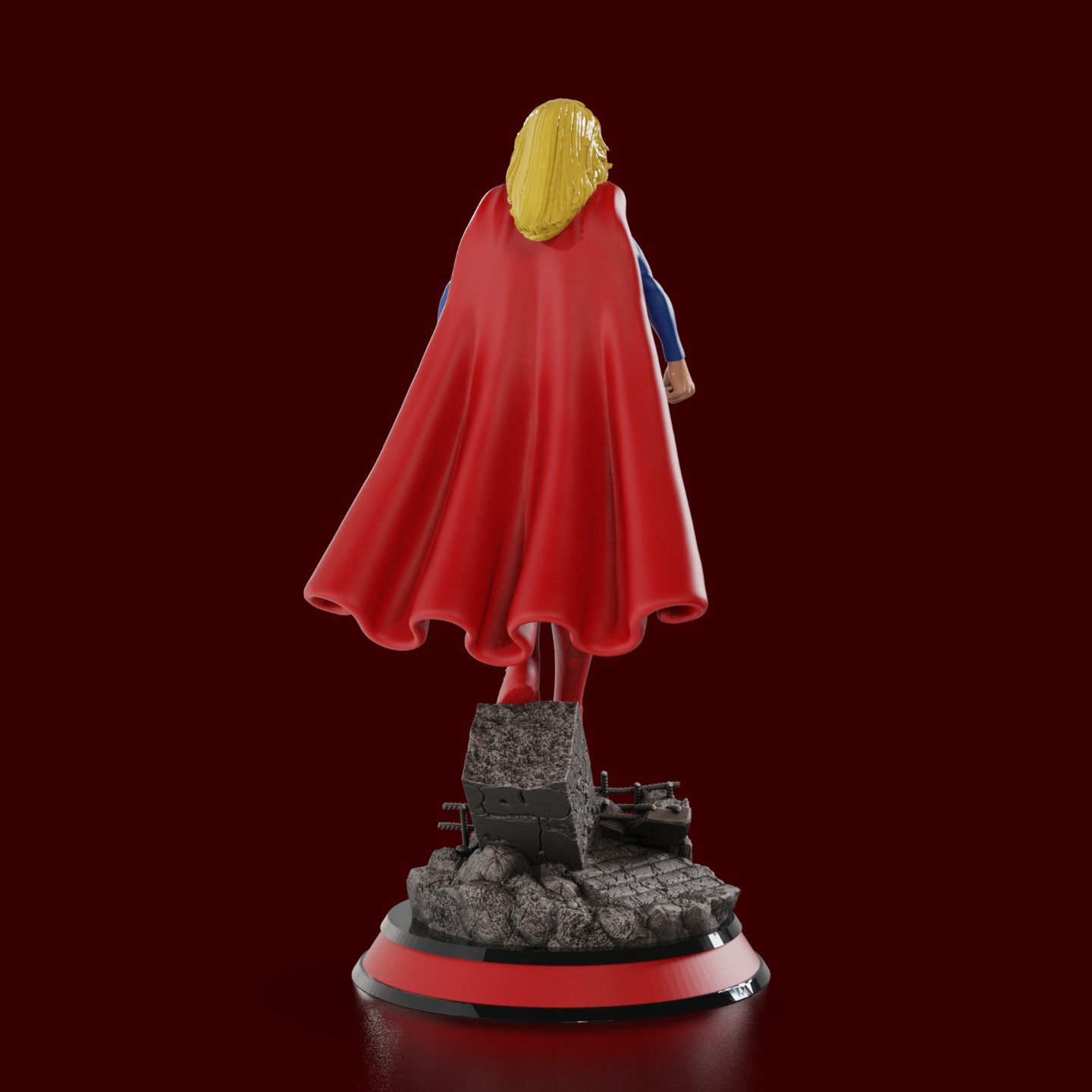 #503 Supergirl Bombshell (Pin-Up) 2 Prints color non — vue 5