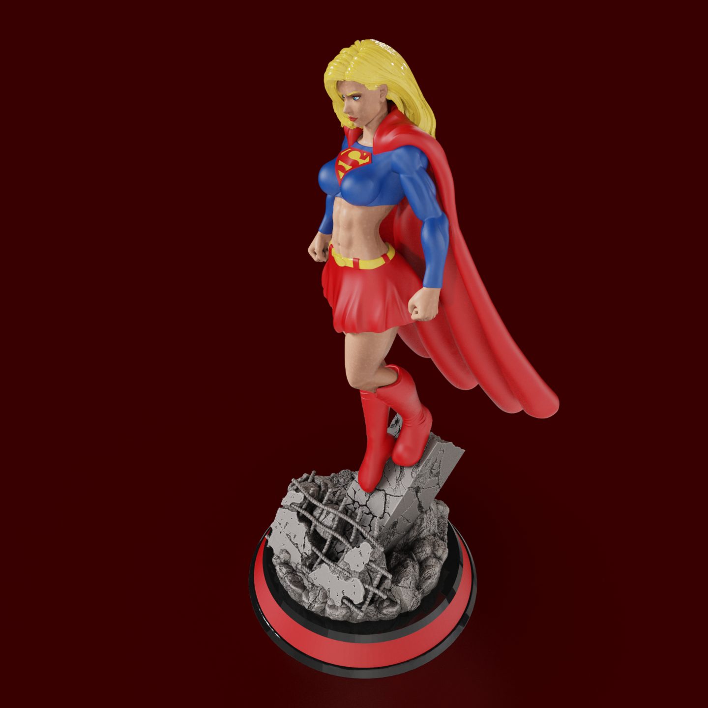 #503 Supergirl Bombshell (Pin-Up) 2 Prints color non — vue 6