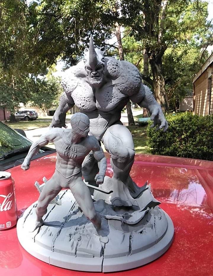 #507 Fragmintz RHINO VS SPIDERMAN — vue 1
