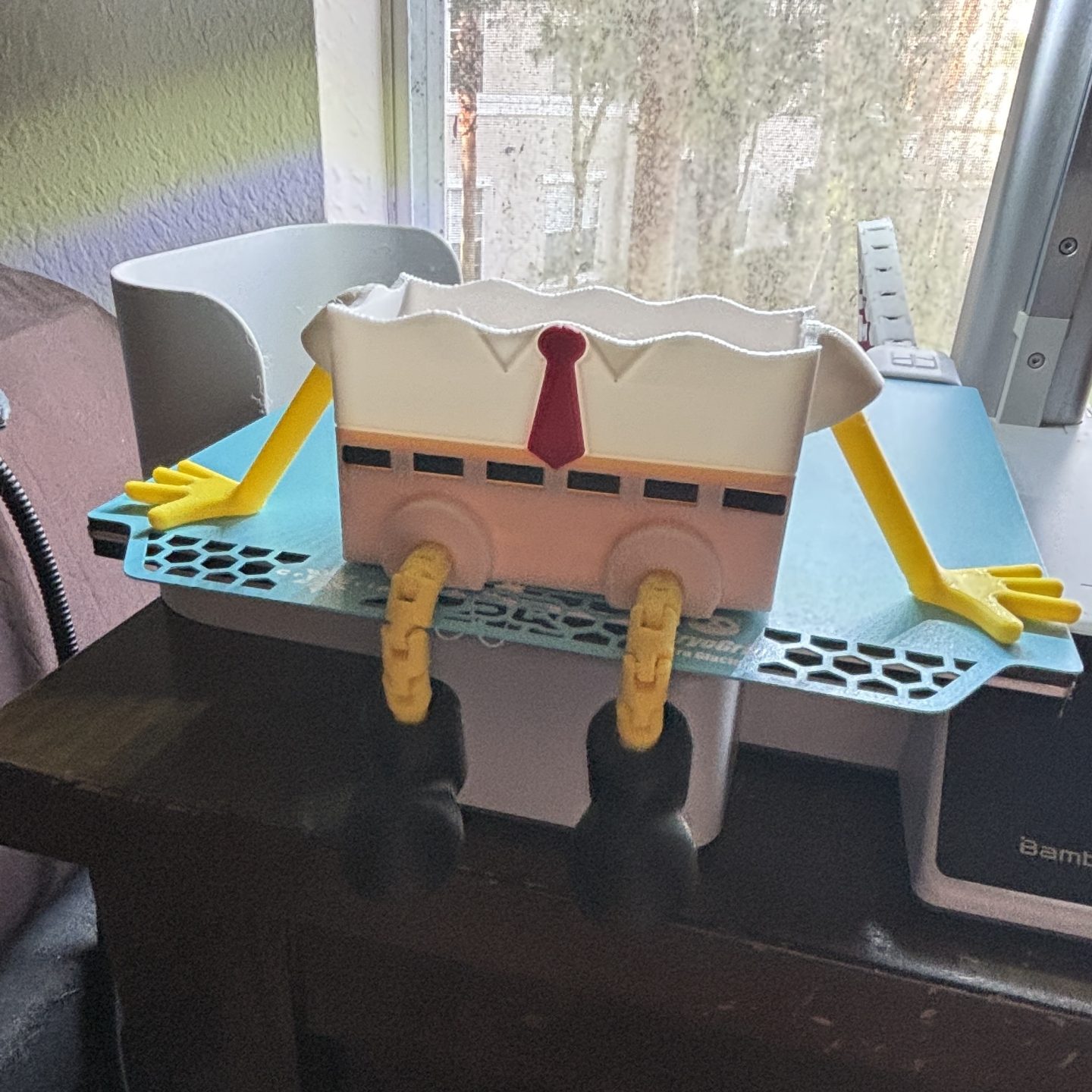 #510 Sponge Bob Sponge Holder Articulated Legs — vue 4