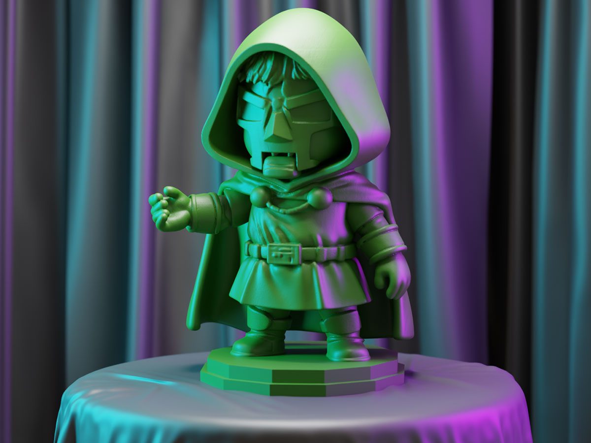 #512 Doctor Doom Inspired Chibi Figure — vue 2