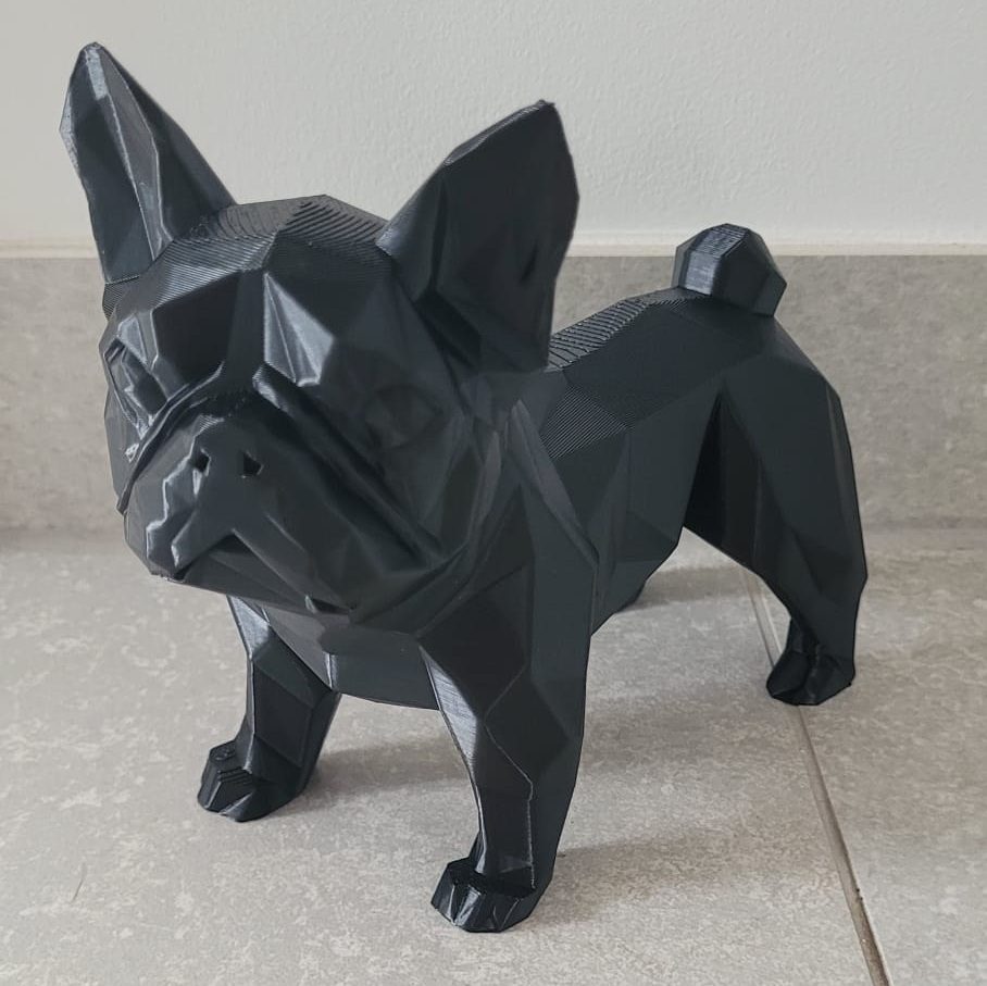 #522 French Bulldog Statue — vue 3