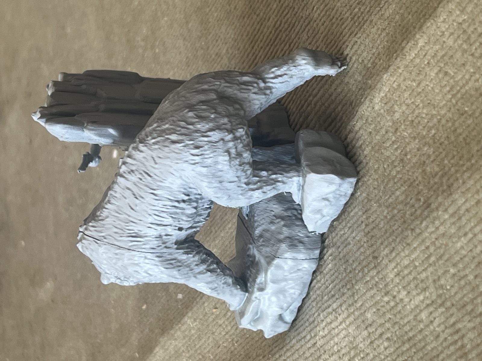#525 figurine Aventurière grizzly — vue 6