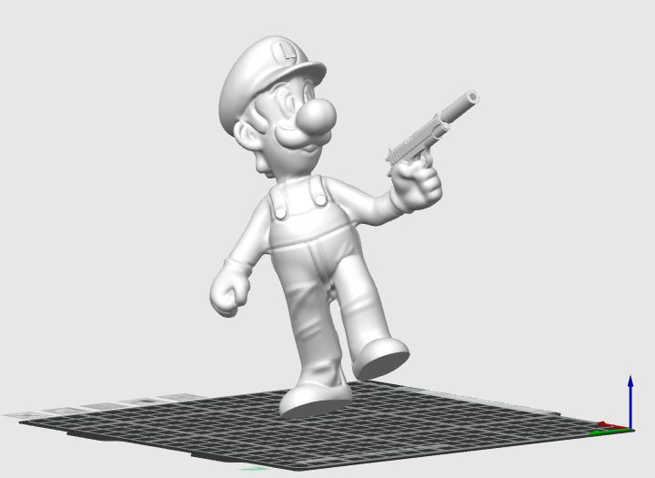 #542 Plumber Brother Assassin (Luigi The Adjuster) — vue 1