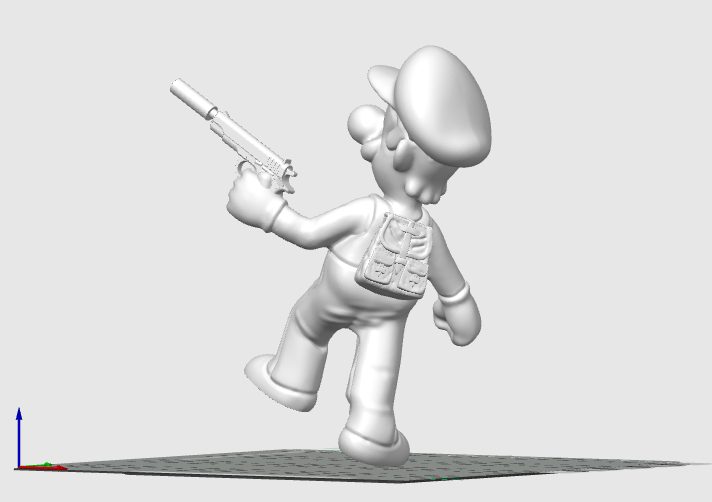 #542 Plumber Brother Assassin (Luigi The Adjuster) — vue 4