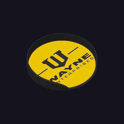 #555 Wayne Enterprises Holder for Batman Coasters — vue 1