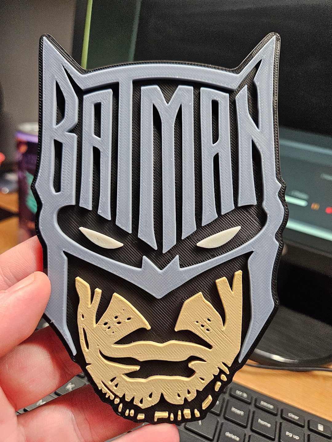 #556 Batman - Layered - Word Wall Art — vue 4