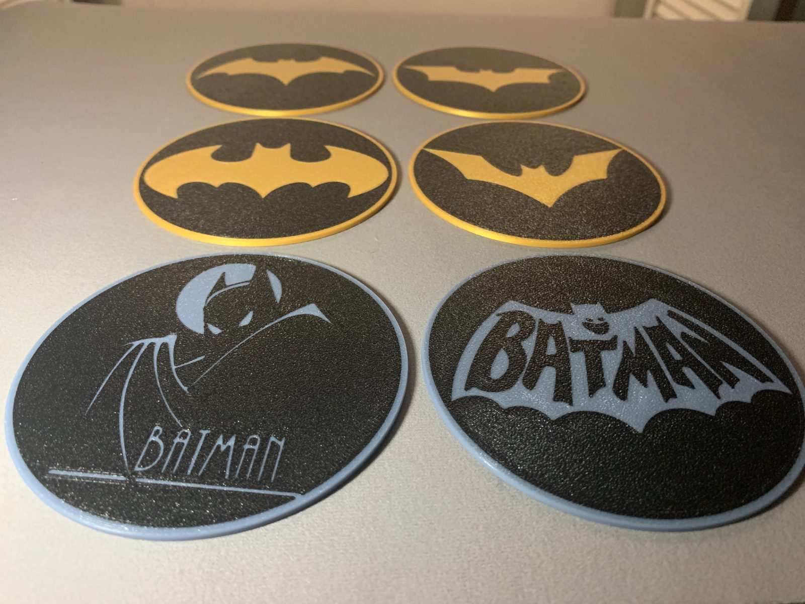 #565 Batman Coasters Set of 6 — vue 3